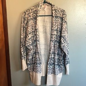 Open front cardigan